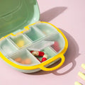7 Compartment Pill Box Medicine Box - Random Color