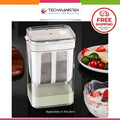 Fine Mesh Stainless Steel Greek Yogurt Strainer with Lid Dahi Strainer Paneer Maker Cottage Cheese