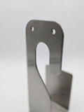 Stainless Steel Wall-Mounted Garden Hose Holder - Silver