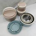 3PC Stainless Steel Interior Insulated Luxury Food Warmer Set