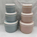 3PC Stainless Steel Interior Insulated Luxury Food Warmer Set