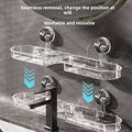 Wall Mounted Bathroom Shelf Sink Rack Soap Holder