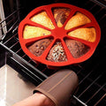 8 Cavity Triangular Shaped Silicone Cake Mold | Pizza Slice Shape Mold
