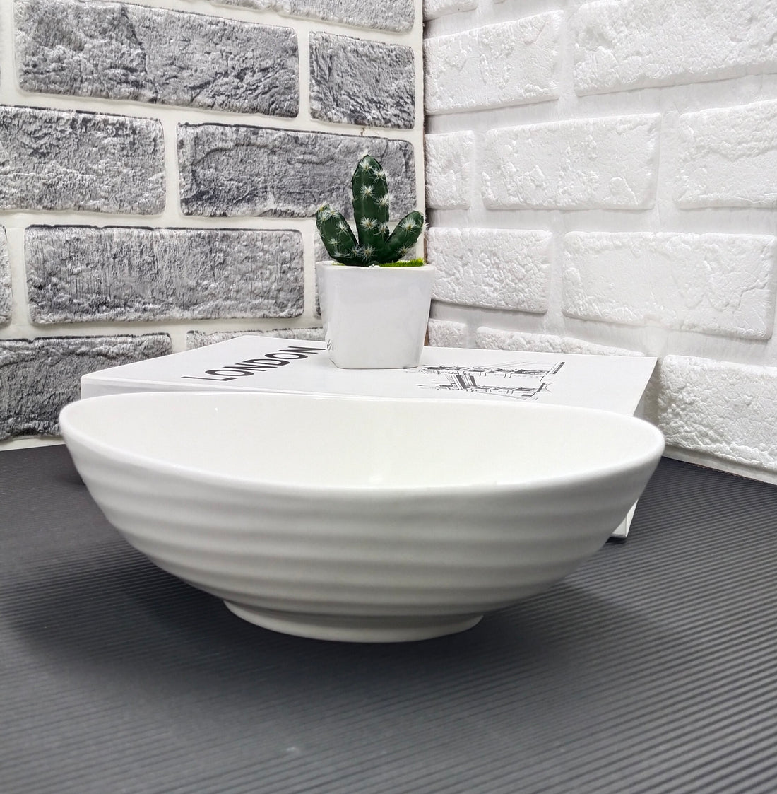 Oval Ceramic Serving Bowl