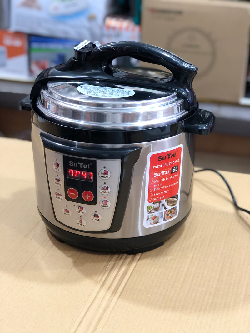 Electric Digital Pressure Cooker ST-5239, 6.0 Liter, 1000W