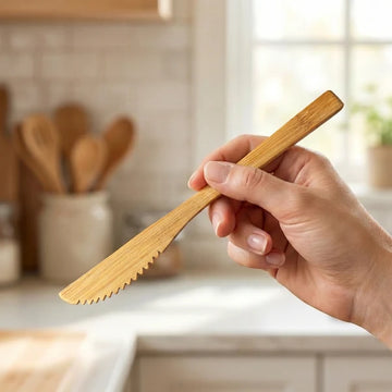 6 Piece Reusable Wooden Knives