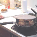 Stainless Steel Fine Mesh Splatter Screen With Handle