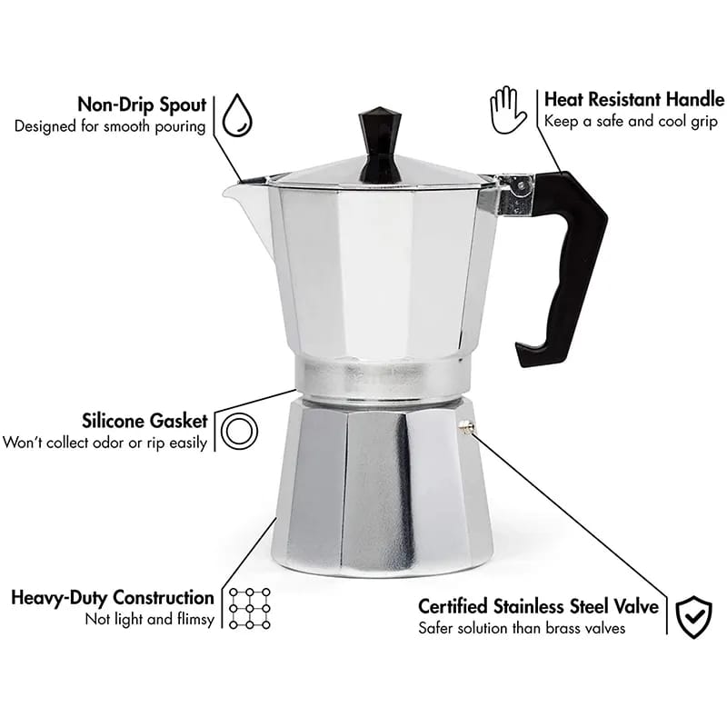 Aluminum Stovetop Espresso Maker