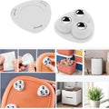 4pcs Mini Swivel Caster Wheels
