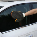 Double-Sided Microfiber Car Wash Mitts – Coral Fleece Cleaning Gloves (Wet & Dry)