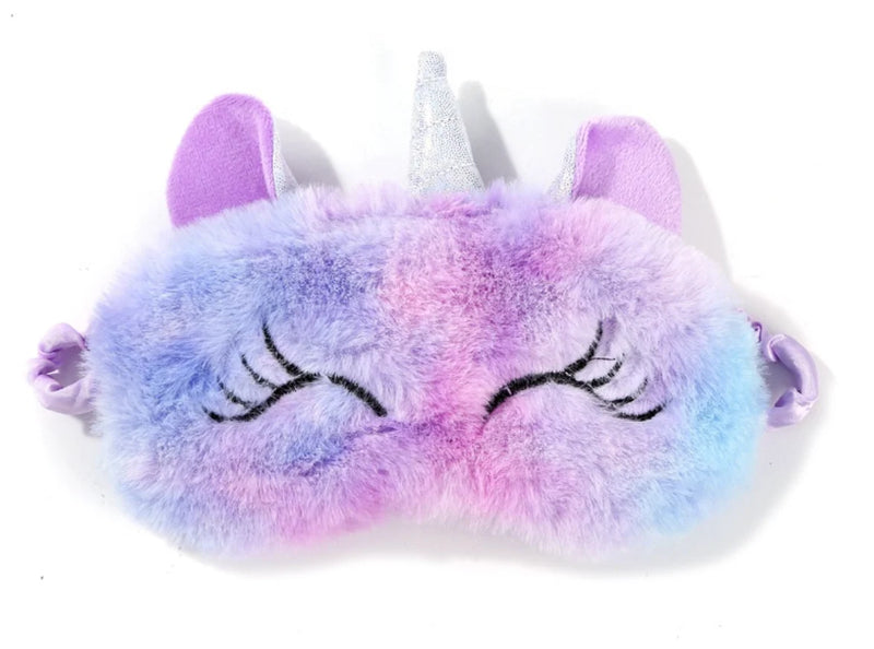 Soft Plush Unicorn Sleep Eye Mask – Random Color