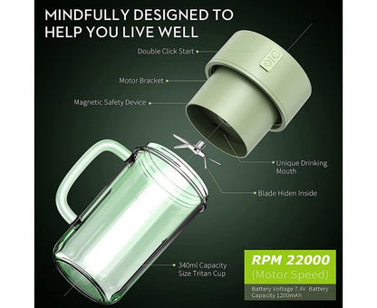 USB Electric Mini Crusher Juicer Cup Techmanistan