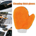 Double-Sided Microfiber Car Wash Mitts – Coral Fleece Cleaning Gloves (Wet & Dry)