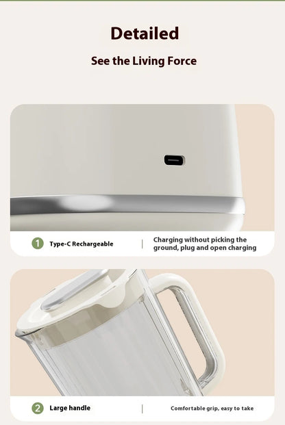 Rechargeable Electric Juicer Jug, Blender