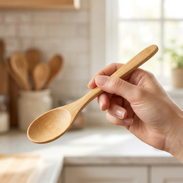 6 Piece Reusable Wooden Spoons