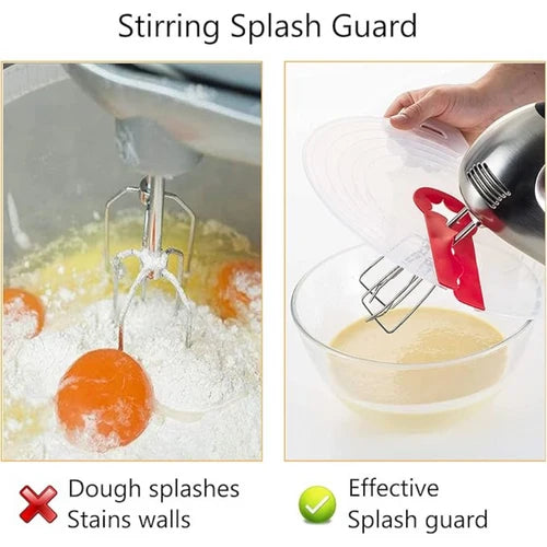 Multi-Purpose Microwave Splatter Screen and Mixing Bowl Splash Guard