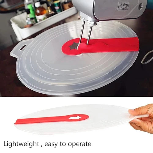 Multi-Purpose Microwave Splatter Screen and Mixing Bowl Splash Guard