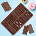 12 Cavity Break Apart Chocolate Mold | 12 Different Designs