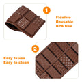 12 Cavity Break Apart Chocolate Mold | 12 Different Designs