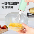 Rechargeable Electric Milk Frother and Handheld Egg Beater