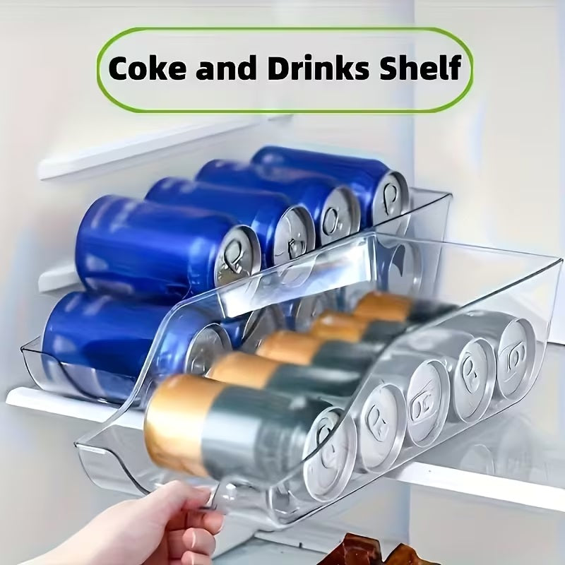 Soda Can Organizer for Refrigerator | Fridge & Pantry Can Holder – Holds 9 Cans