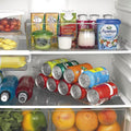 Soda Can Organizer for Refrigerator | Fridge & Pantry Can Holder – Holds 9 Cans