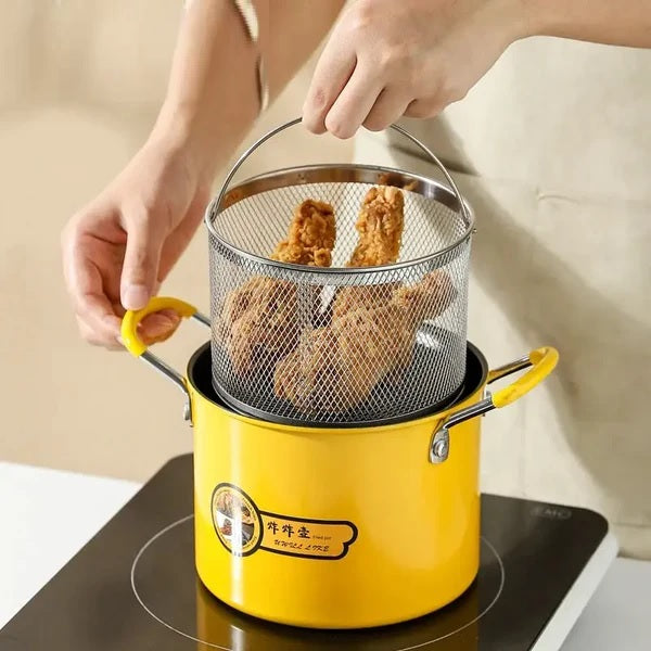 3L Frying Pot, Japanese Tempura Deep Fryer Pot