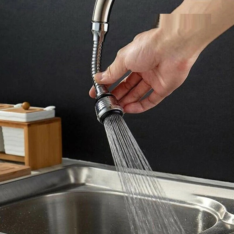 360 Degree Rotation Flexible Faucet Sprayer Attachment Tap Extension