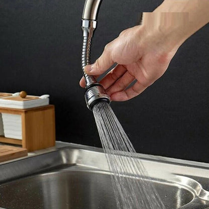360 Degree Rotation Flexible Faucet Sprayer Attachment Tap Extension