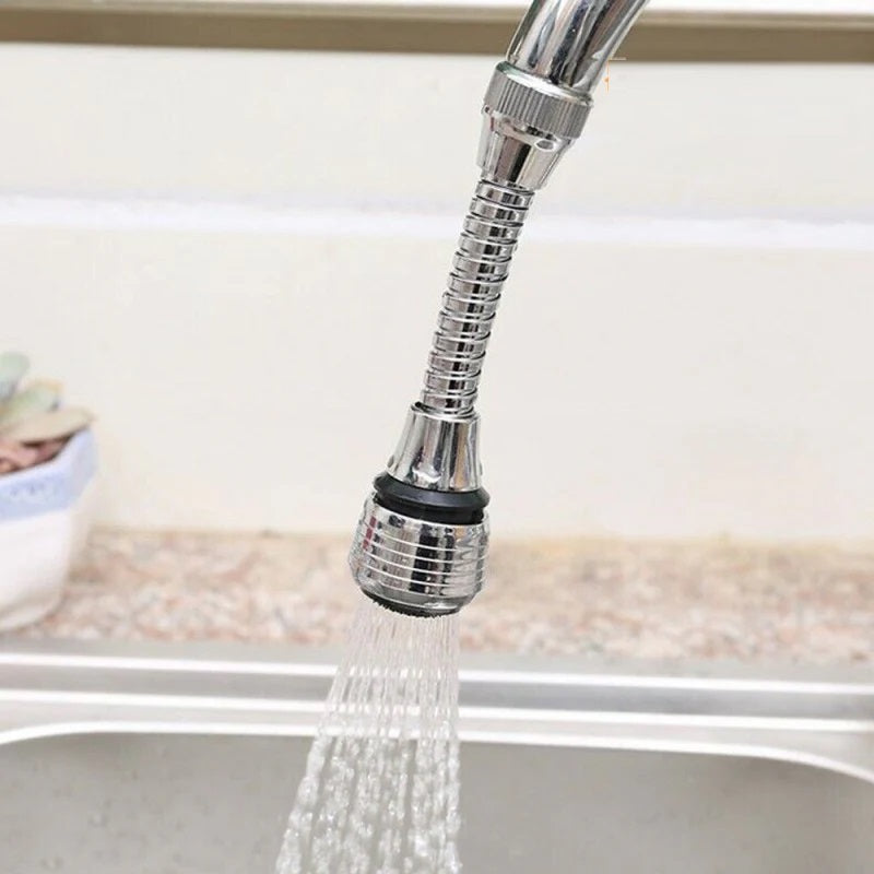 360 Degree Rotation Flexible Faucet Sprayer Attachment Tap Extension