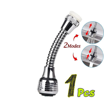 360 Degree Rotation Flexible Faucet Sprayer Attachment Tap Extension