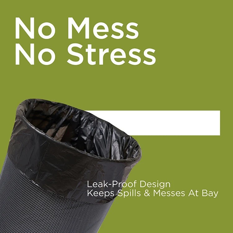 Black Heavy Duty Garbage Bags Roll