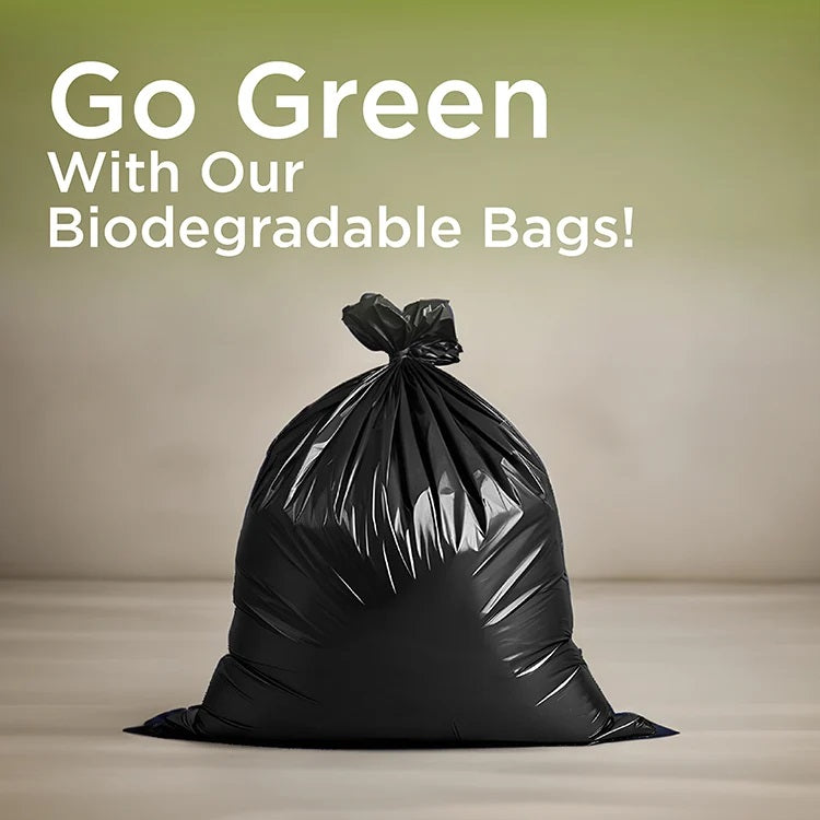 Black Heavy Duty Garbage Bags Roll
