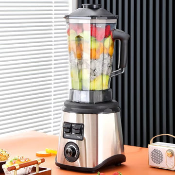 3 in 1 - 2.5LL Stainless Steel Multipurpose Juicer Blender - 9500W