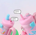 900ml Kawaii Insulated Tumbler with Handle and Straw