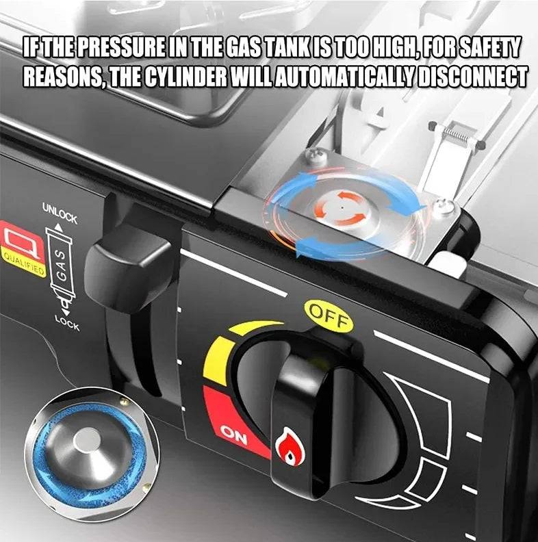 Portable Butane Outdoor Cooking Gas Stove