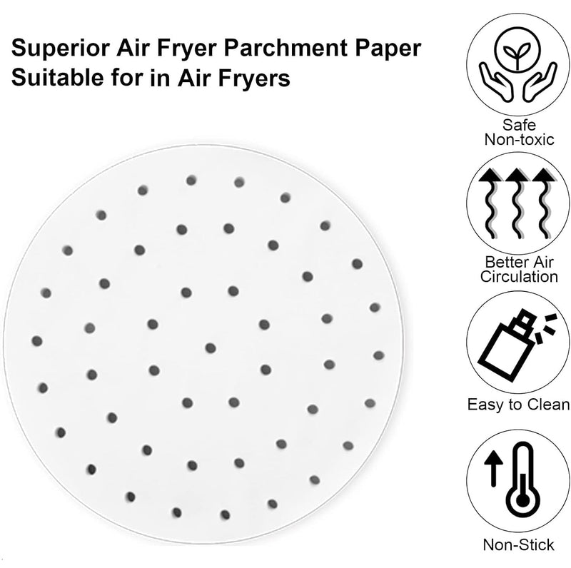 50 Pieces Non-Stick Air Fryer Liners