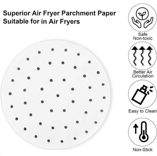 50 Pieces Non-Stick Air Fryer Liners