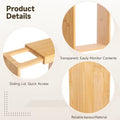 Bamboo Food Storage Container with Sliding Lid