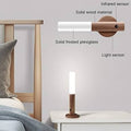 Wooden Rechargeable Wall Light – LED Motion Sensor Night Light