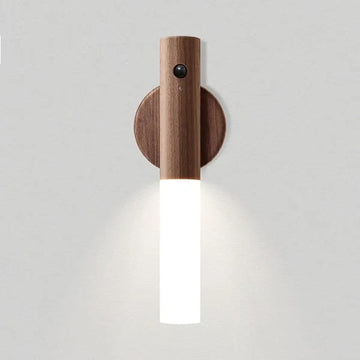 Wooden Rechargeable Wall Light, Led Motion Sensor Night Light