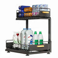 2-Tier Pull-Out Under Sink Organizer with Adjustable Height
