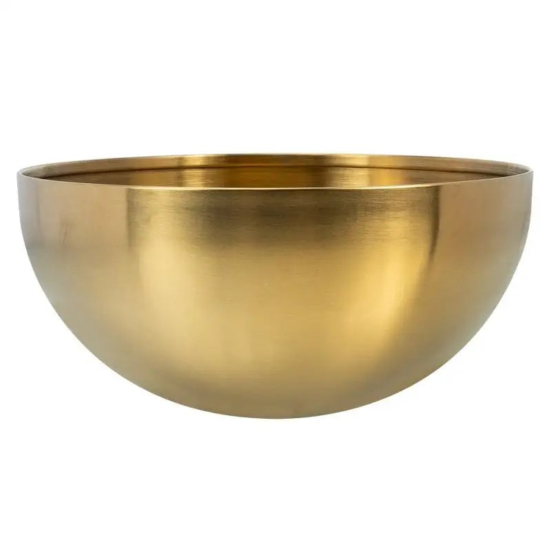 3 Pcs Golden Stainless Steel Bowls Set