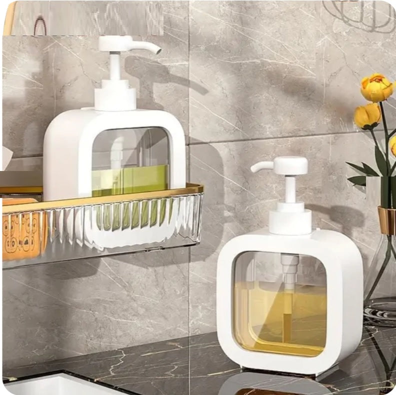 500ml Refillable Soap Dispenser Bottle with Lockable Pump