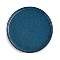 Ceramic Round Salad Plate - Blue