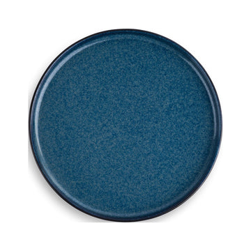 Ceramic Round Salad Plate - Blue