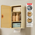 3 Layer Bathroom Storage Organizer with Transparent Window & Waterproof Lid