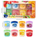 Fruity Lip Balm Set, 8 Fruit Flavors