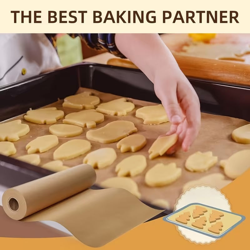 WrapRite 5 Meter Non-Stick Baking Paper Roll – Premium Quality, Easy Cleanup