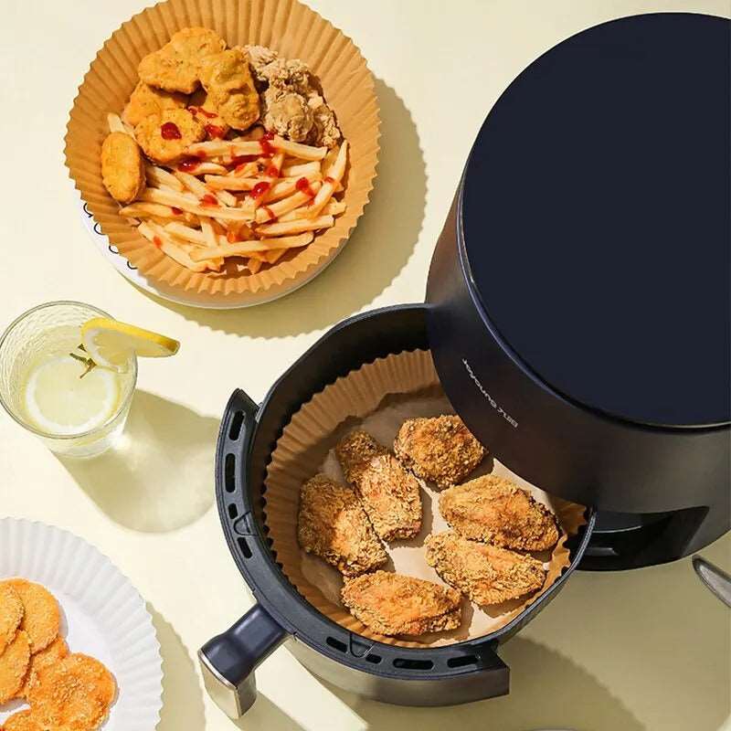 Air Fryer Disposable Paper Liner - 50 Pieces